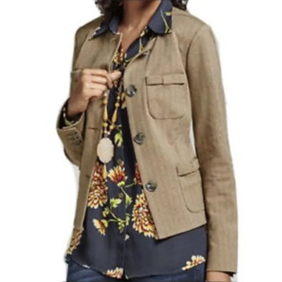 CABI Herringbone Penny Blazer Jacket - Picture 1 of 6